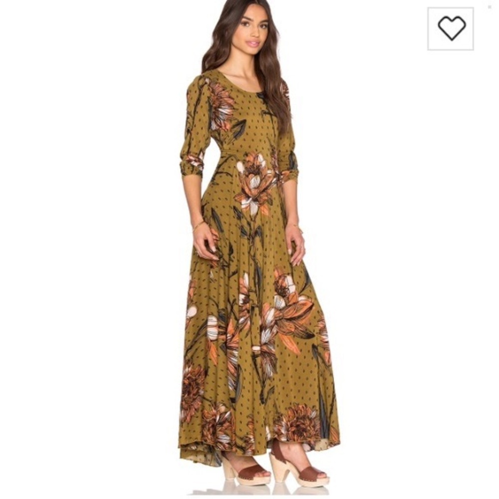 RARE Free People First Kiss Maxi Dress Large